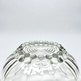 Salad bowl and 4 glass bowls with gilding, 1930 fruit salad service.