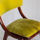 Chaise Mid-Century Moderne, Velours Vert Citron, FR Dedar, Pologne, Années 1960