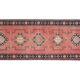 Vintage Turkish hallway rug 139x361 cm