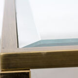 Mid-century brass coffee table