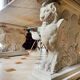 Jean-Charles Moreux style marble and stone table