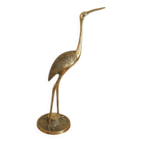 Decorative ibis in brass 47 cms
