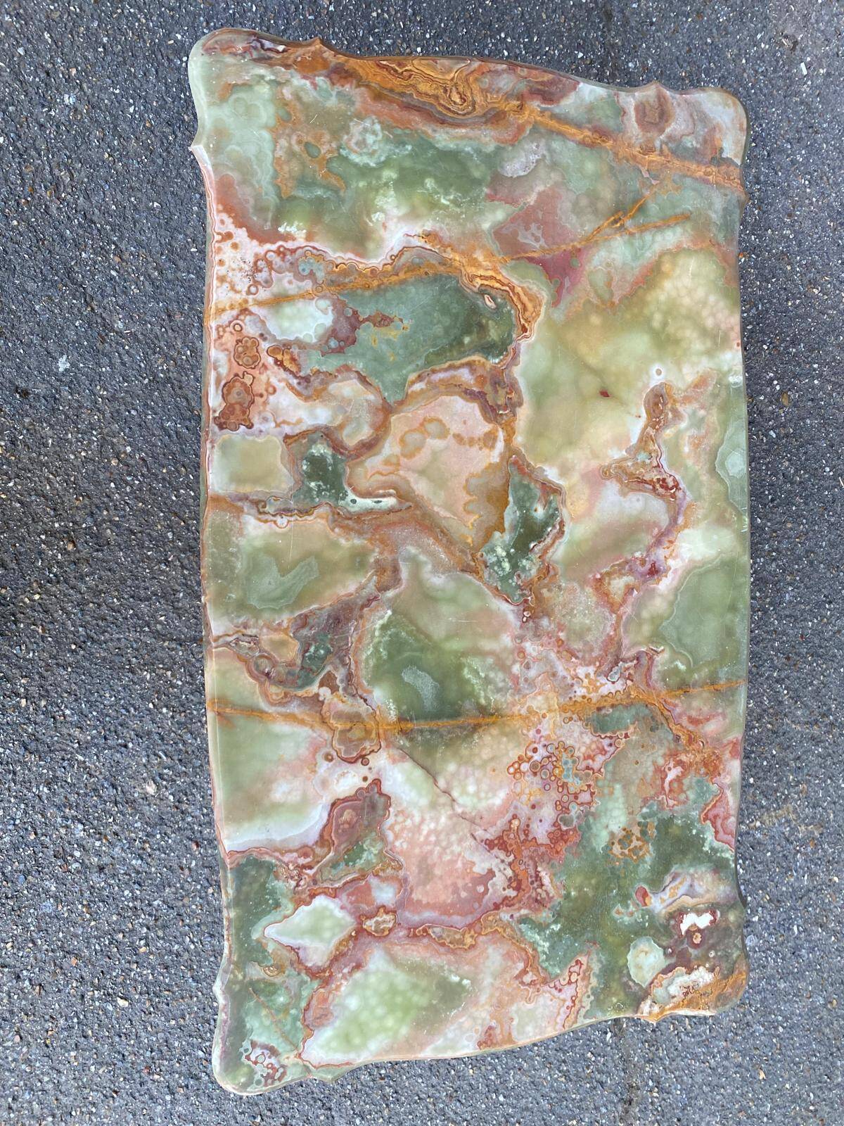 Louis XV gilt bronze and onyx coffee table