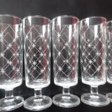 70's champagne flutes