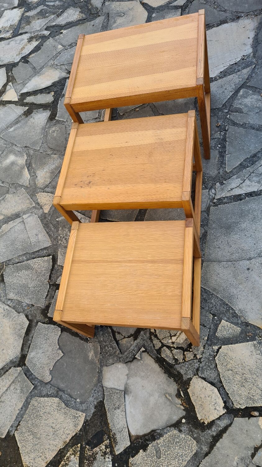 Scandinavian nesting coffee tables