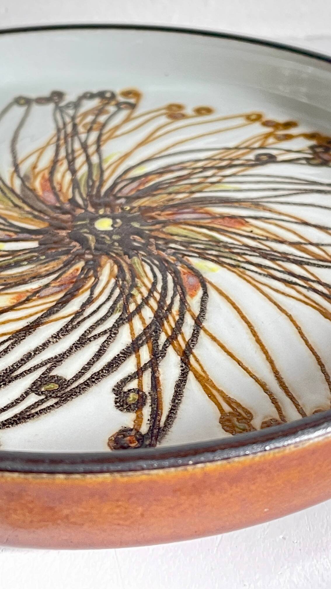 Royal copenhagen ceramic pocket tray by hellen malmer vintage