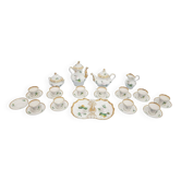Service à café, porcelaine blanche avec dorure, KPM, Allemagne, 19e siècle