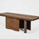 Large Onda coffee table – cherry wood