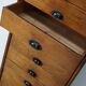 Vintage Dutch Poplar Apothecary / Filing Cabinet, 1950s