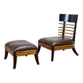 Fauteuil italien des années 1970 inspiré par Paolo Buffa