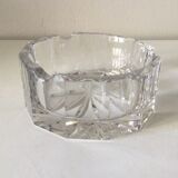 Heavy crystal ashtray Muller France 1930s