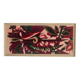 Jean Lurçat tapestry + aged gold premium frame in very good condition