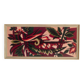 Jean Lurçat tapestry + aged gold premium frame in very good condition