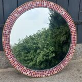 Vintage ceramic mirror from the 1960s.