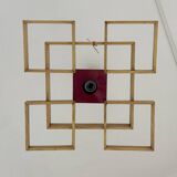 Amelio Pendant Lamp attributed to Angelo Brotto for Esperia, 1960s