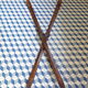 Pair of vintage wooden skis