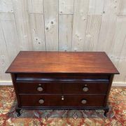 Commode basse - Meuble TV anglaise en acajou Cheppendeale