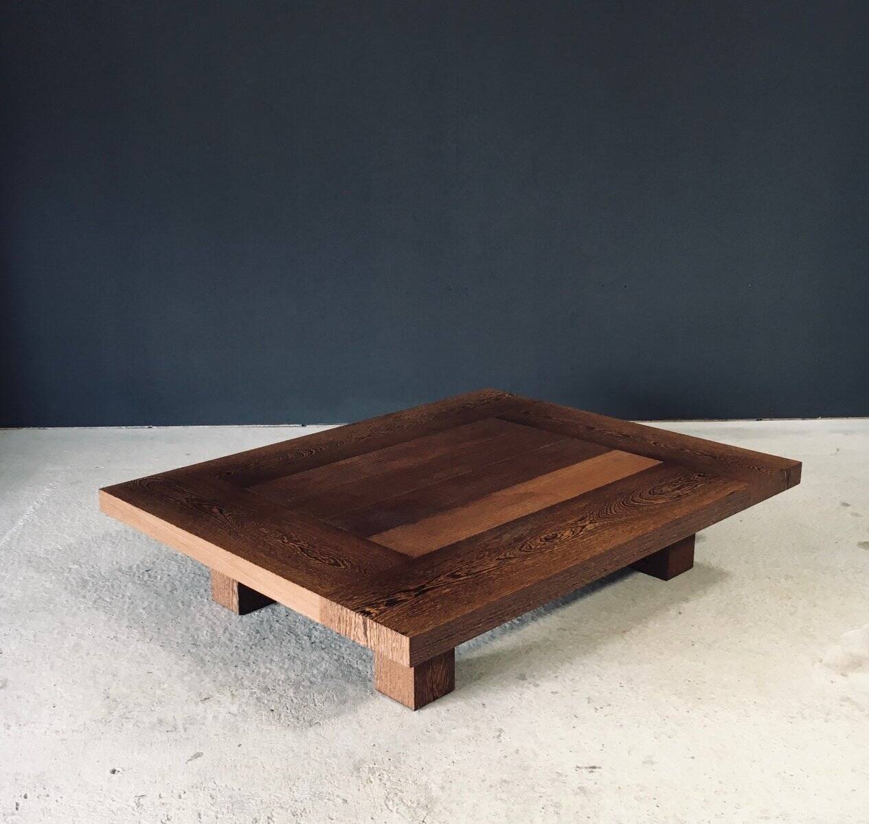 Postmodern Wengé Coffee Table, 1990s