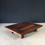 Postmodern Wengé Coffee Table, 1990s