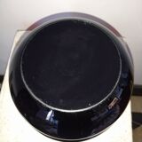 Amethyst blown glass vase art deco