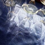 10 engraved stemware