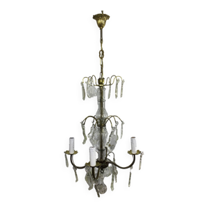 Lustre 4 lumières bronze