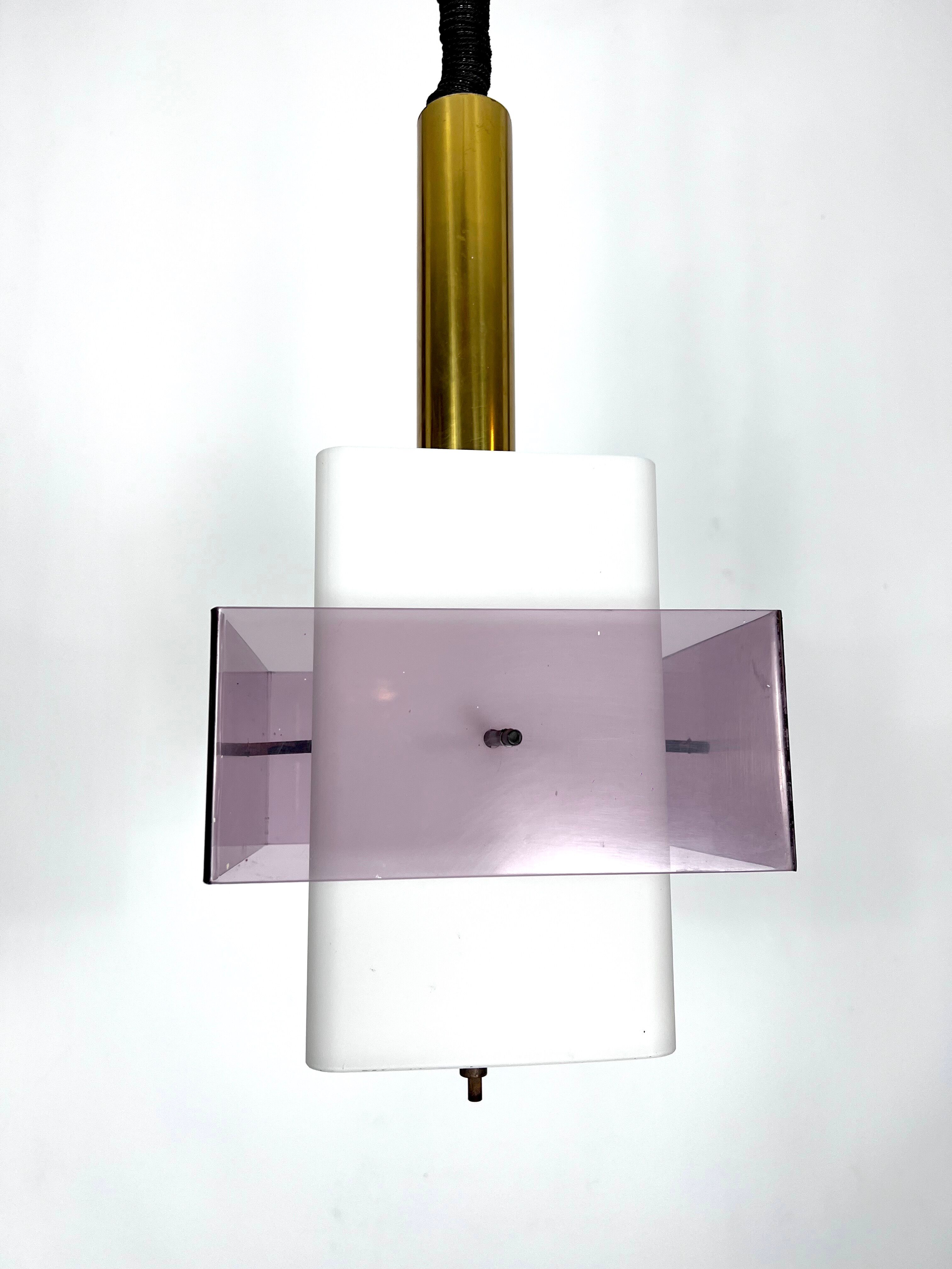 Mid-Century Modern pentant lamp by Stilux Milano, Italy 1960s