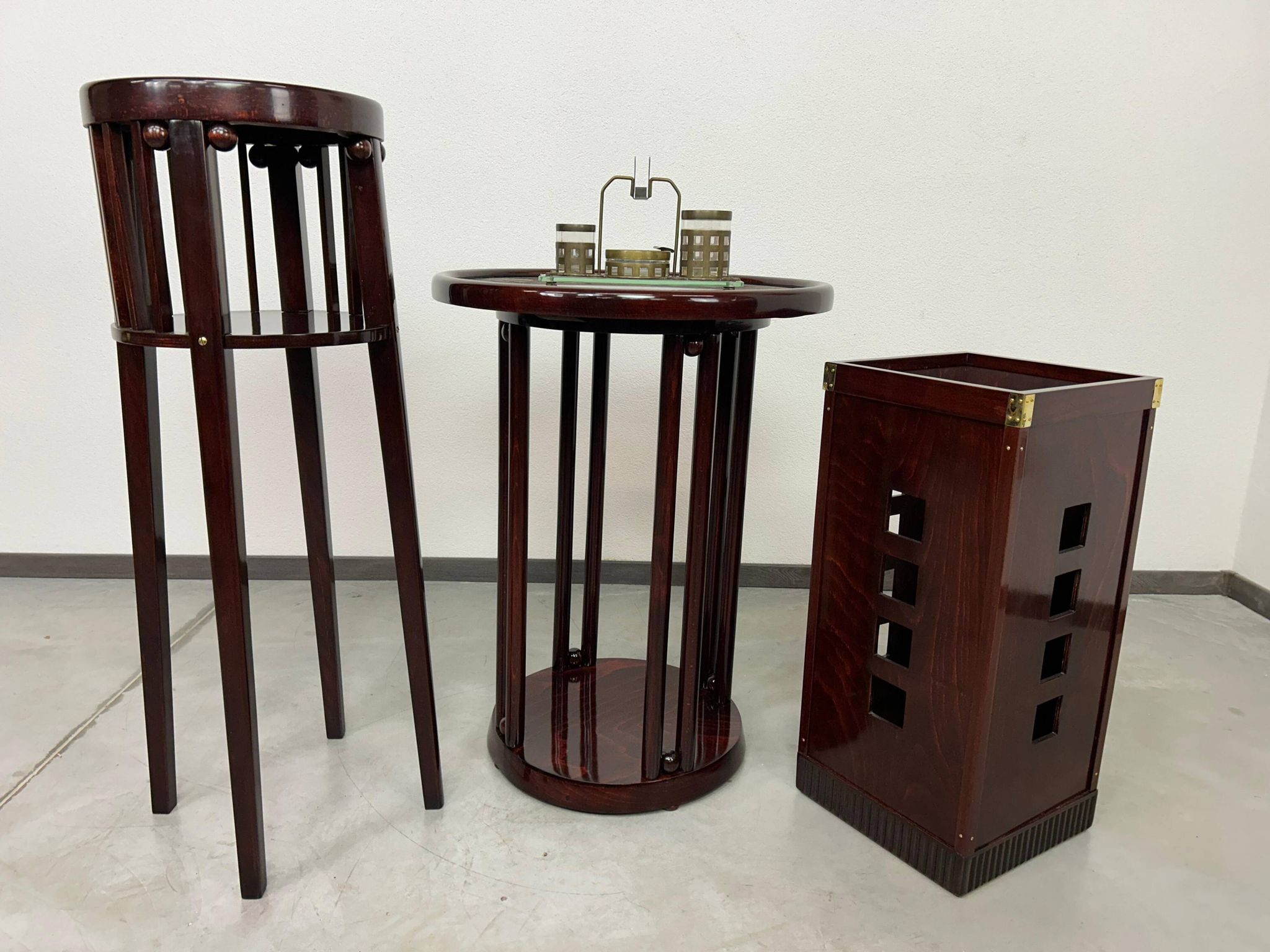 Plant stand Secession No. 1015 by Josef Hoffmann for J.J. Kohn