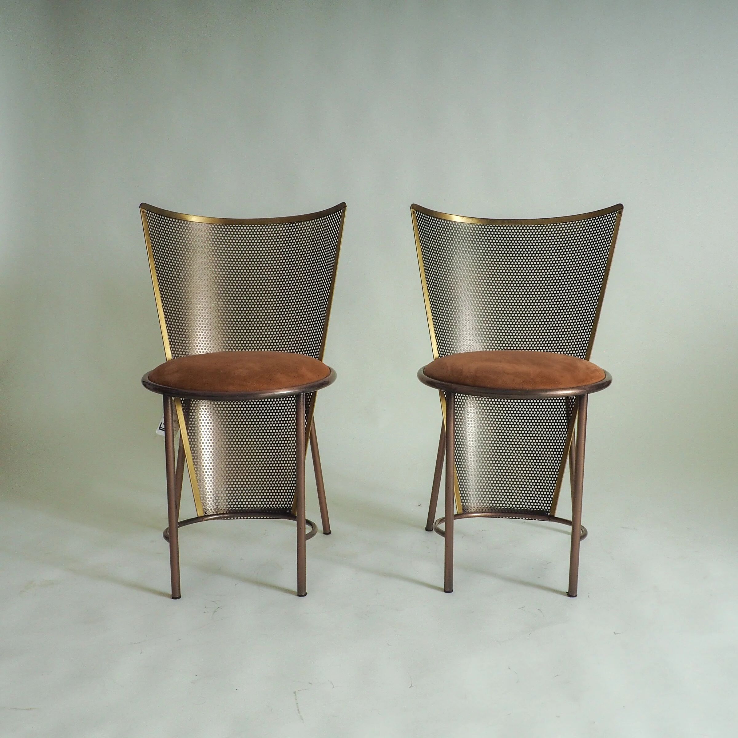 Set of 2 Sevilla EXPO '92 chairs by Frans Van Praet for Belgochrom (#35 & #36 /100)