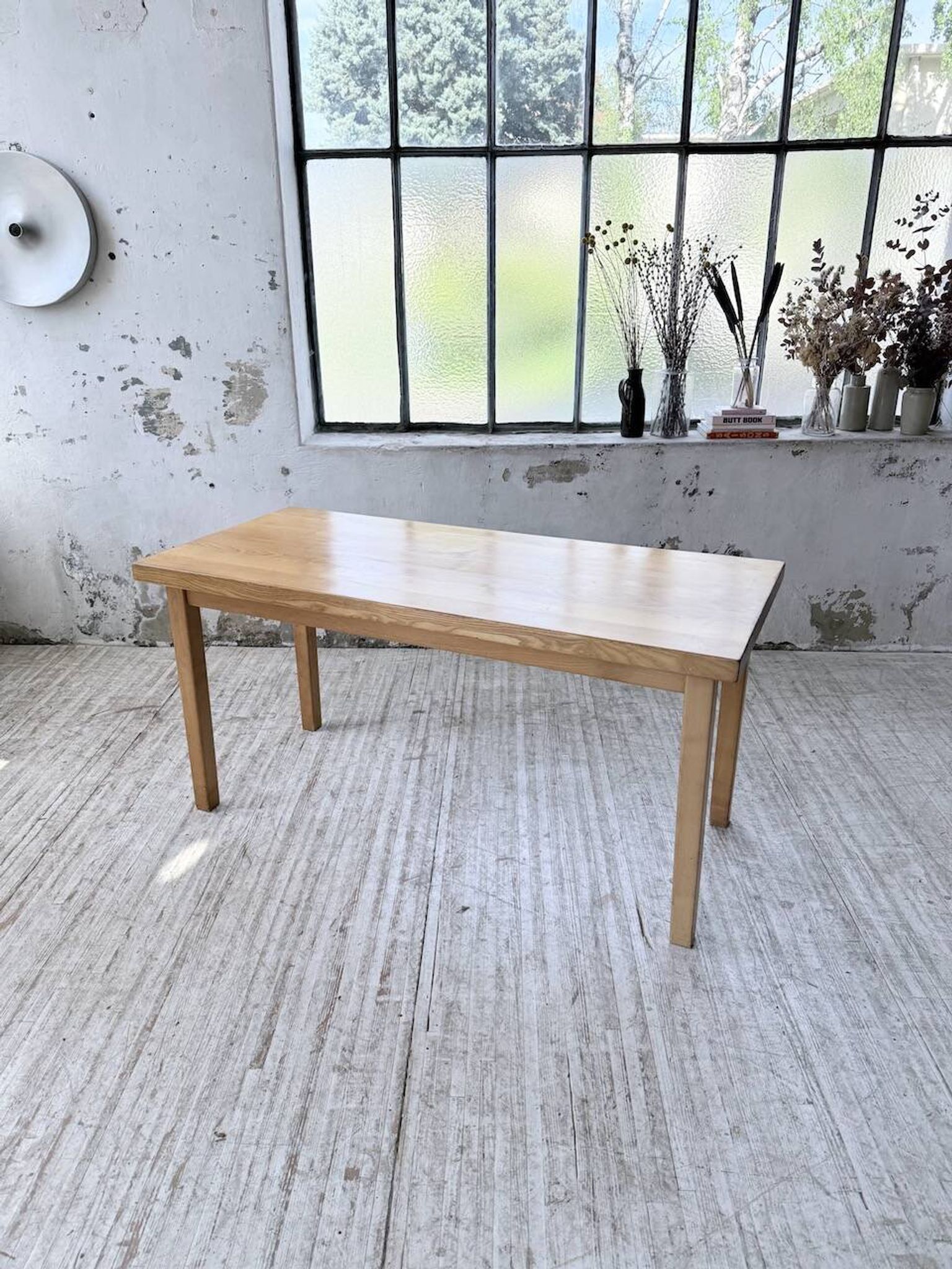 Solid elm farmhouse table 150cm