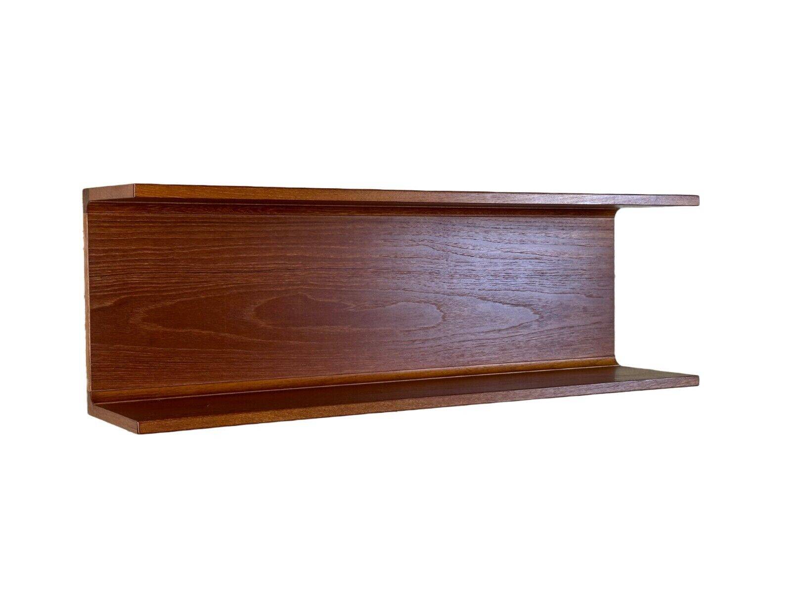 60s 70s étagère murale en teck Pedersen & Hansen Viby J. Denmark Design