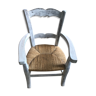 Provencal armchair child white patina