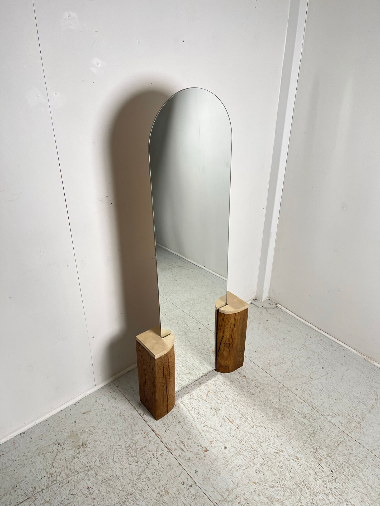 Grand miroir à poser