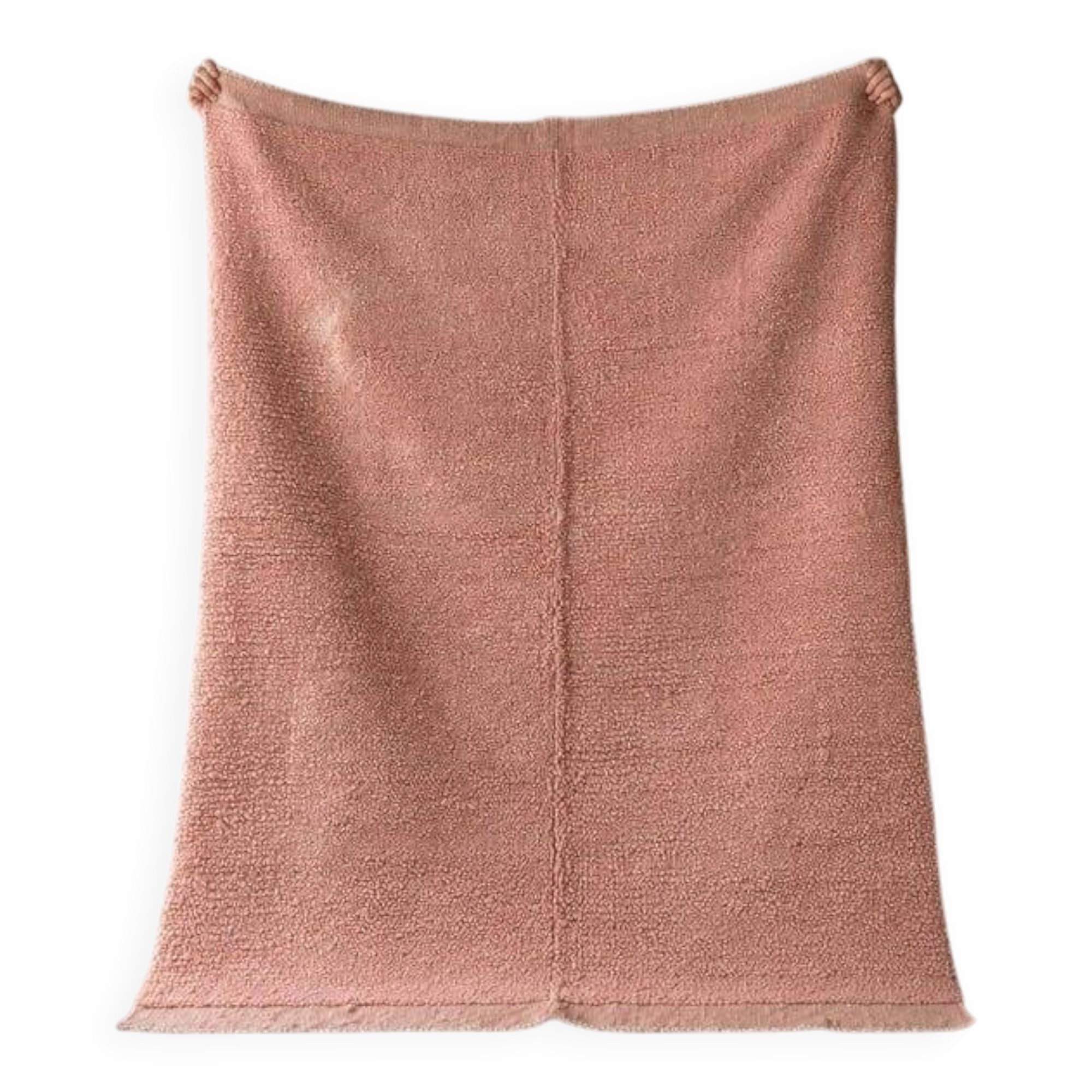 Handmade Berber rug with pink patterns, size 1.5/2.5 m.