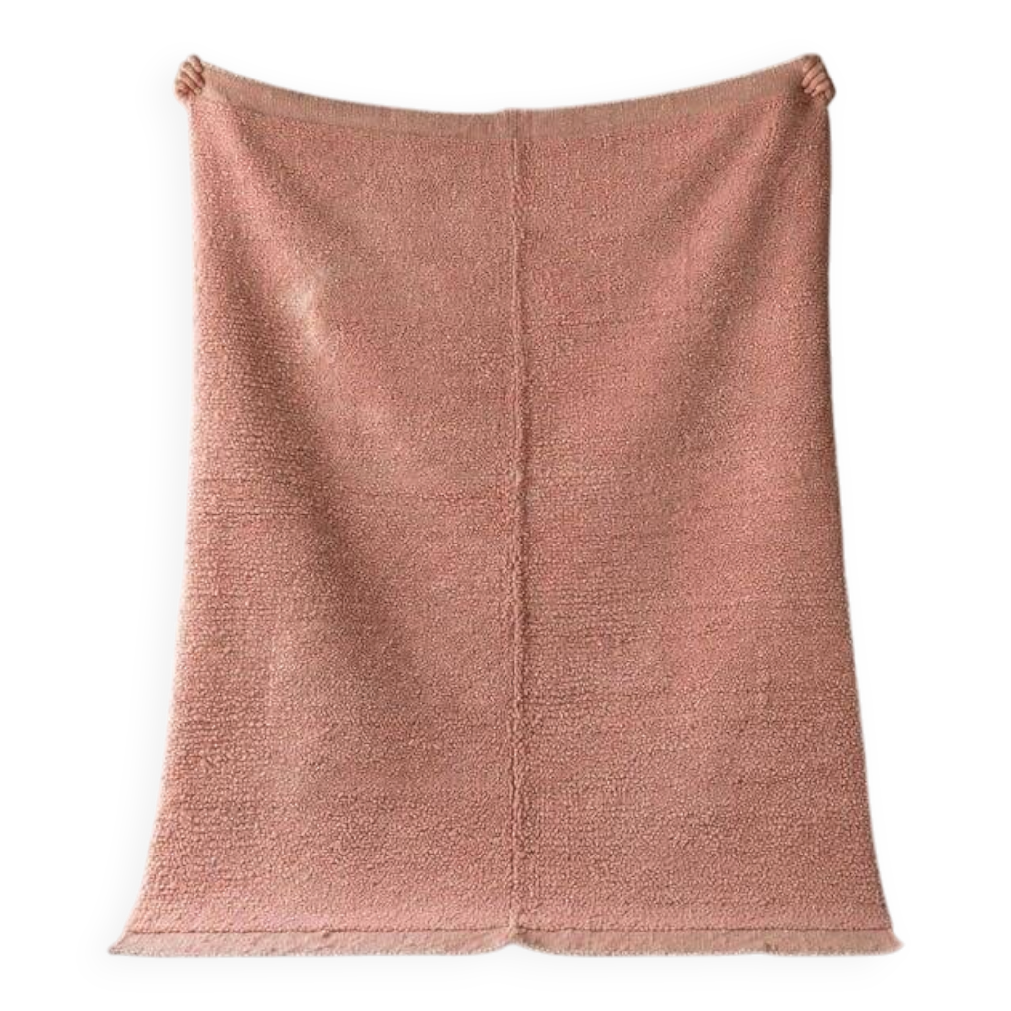 Handmade Berber rug with pink patterns, size 1.5/2.5 m.