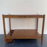 Scandinavian teak bar serving table