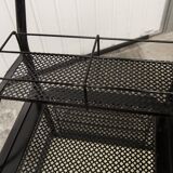 Trolley on wheels 1960 perforated metal