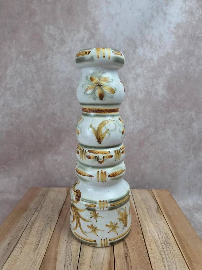 Large candlestick vase Keraluc Quimper Bo4 decor G6 – Georges Allier