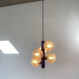 Pendant lamp space age purple light