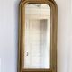 Antique French Louis Philippe full length mirror – gold, late 19th century