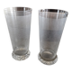 Duo de verres en cristal Daum années 1950