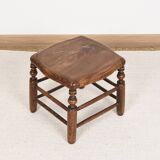 Small wooden stool.
