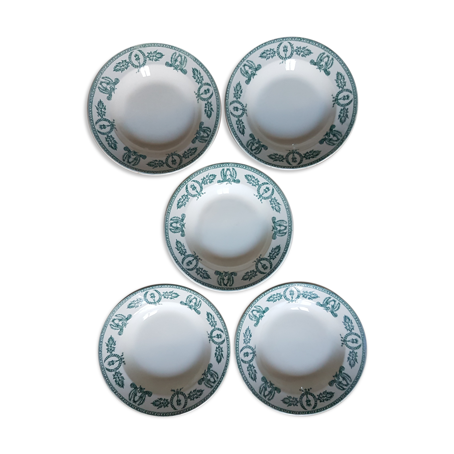 5 assiettes creuses Givors