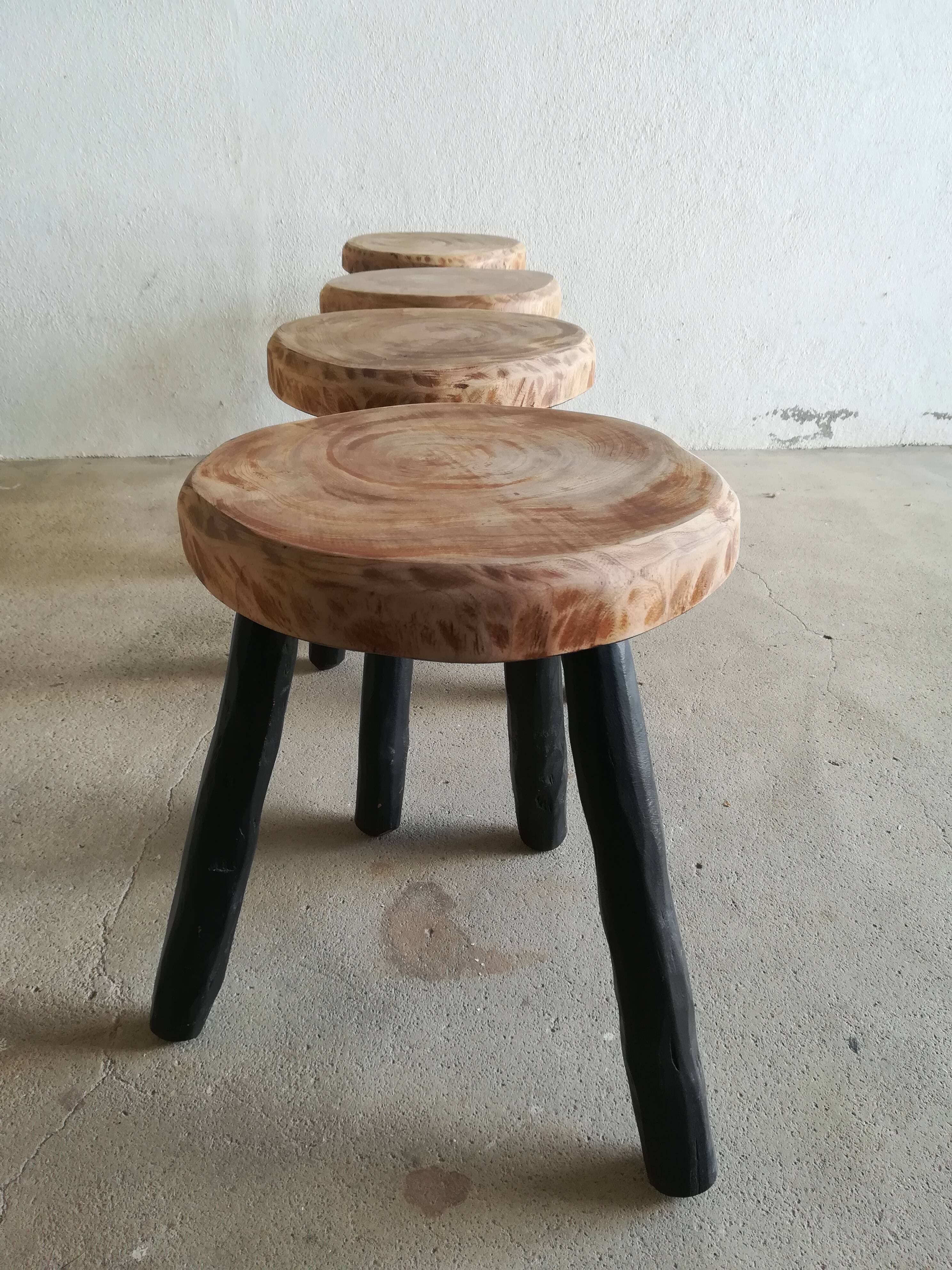 Lot of 4 stools
