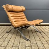 Arne norell ari lounge chair, camel cognac leather nieuwstaat!