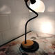 Magnificent vintage lamp with a bony design.