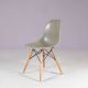 1960s set of 4 dining chairs in “sea foam” green fiberglass / Charles & Ray Eames / Herman Miller, USA