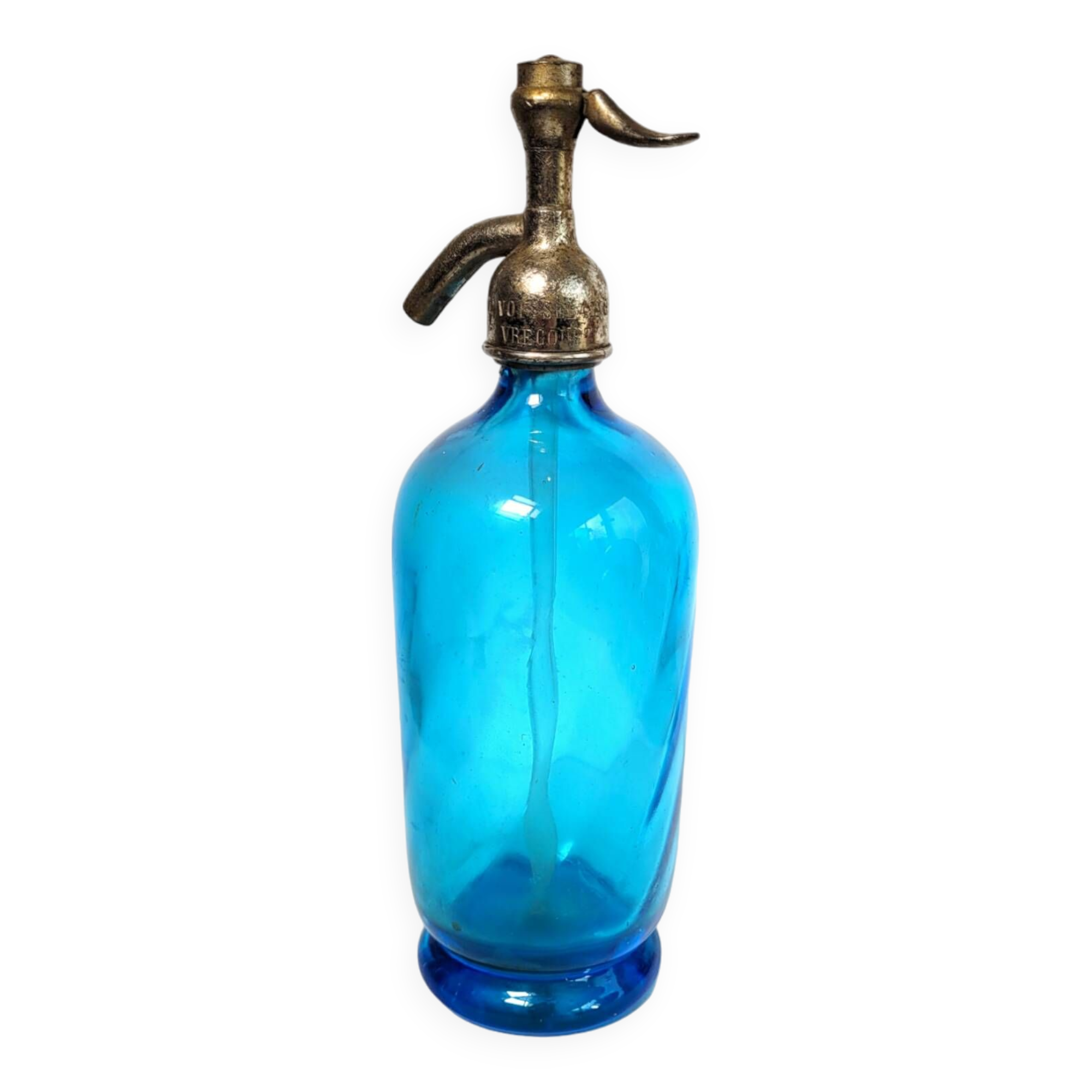 Old siphon bottle from Bistrot seltzer water