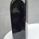 Wabi-Sabi glass vase with burnt wood mold