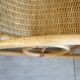 Rocking chair bambou rotin vintage